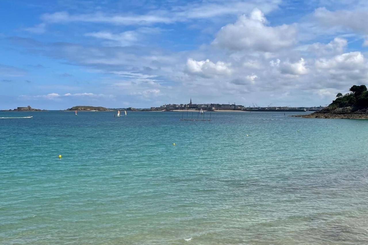 Vacances En Mode Pieton 2P 5Mn Plage Ecluse Dinard Exterior foto
